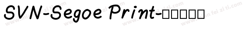 SVN-Segoe Print字体转换